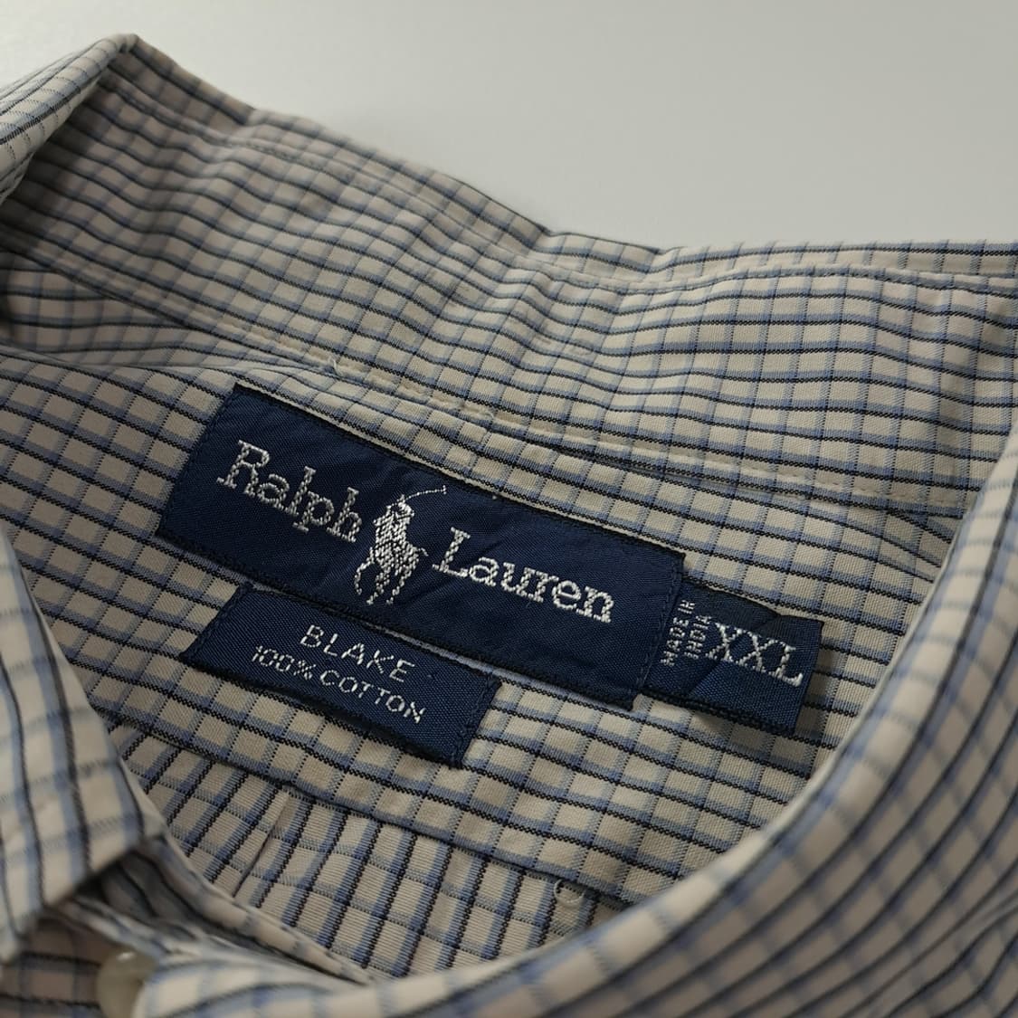CK292 2XL 폴로 90s 멀티 마이크로체크 블레이크핏 셔츠 남방 상품이미지3
