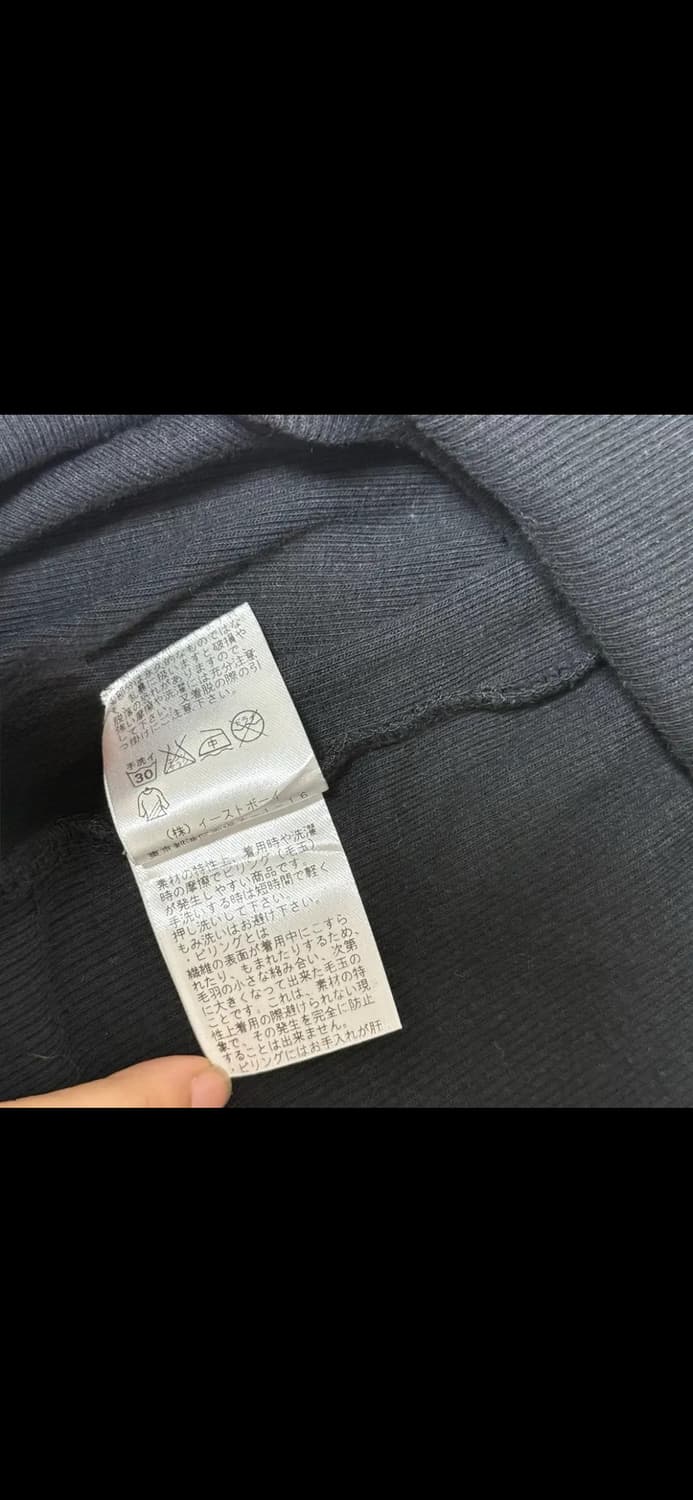 T130 빈티지 JPN 블랙 골지 반팔티 (W) 상품이미지5