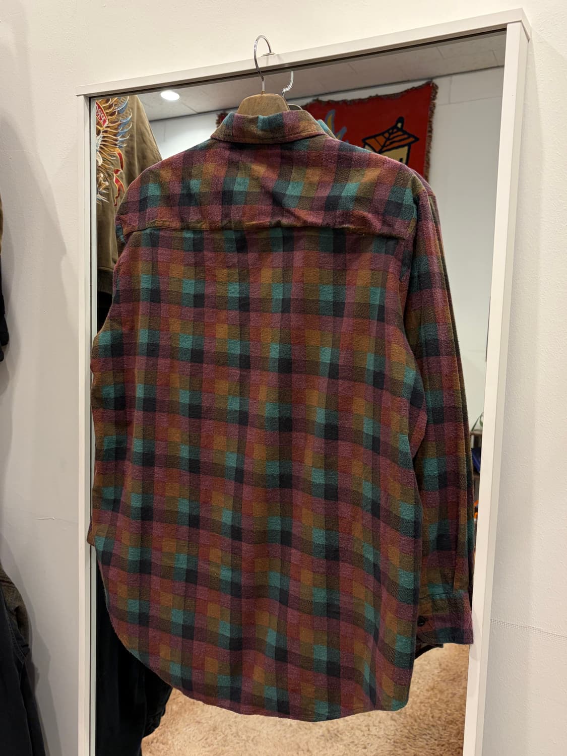 90s Dickies 디키즈 플란넬 체크 셔츠 상품이미지5