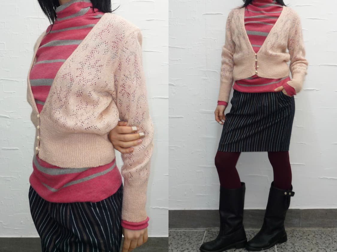 light pink cardigan 상품이미지1