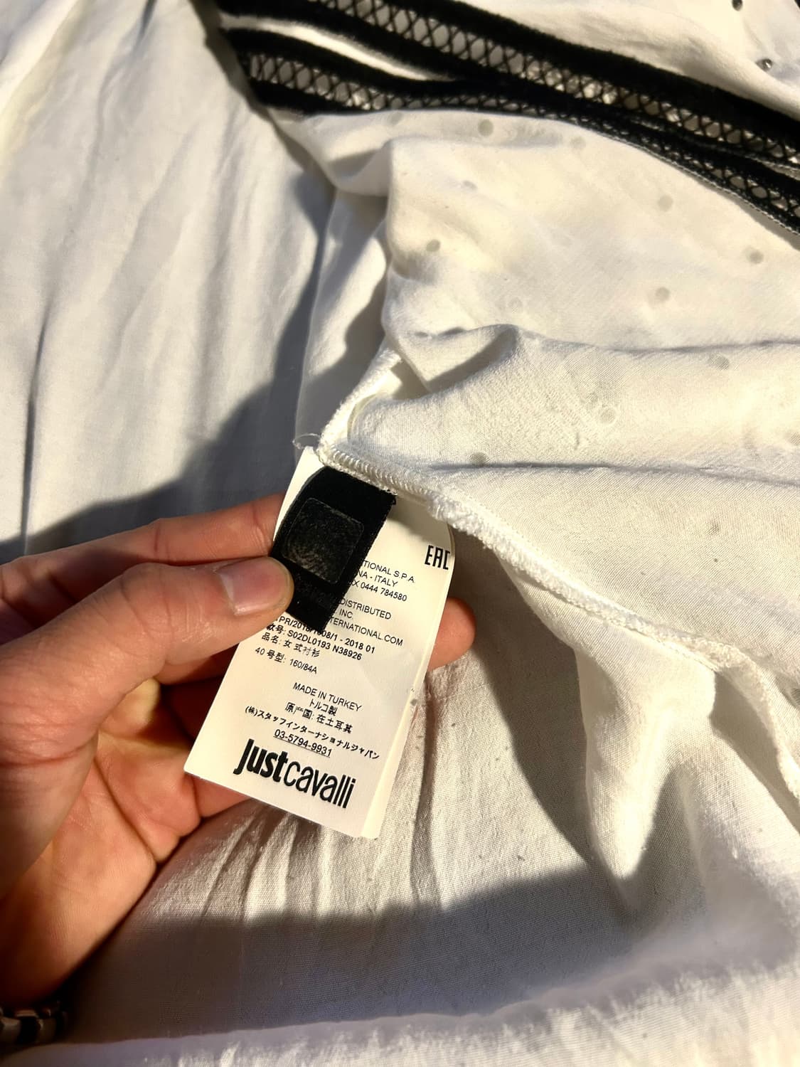 Just Cavalli Line Stud White Shirts 상품이미지5