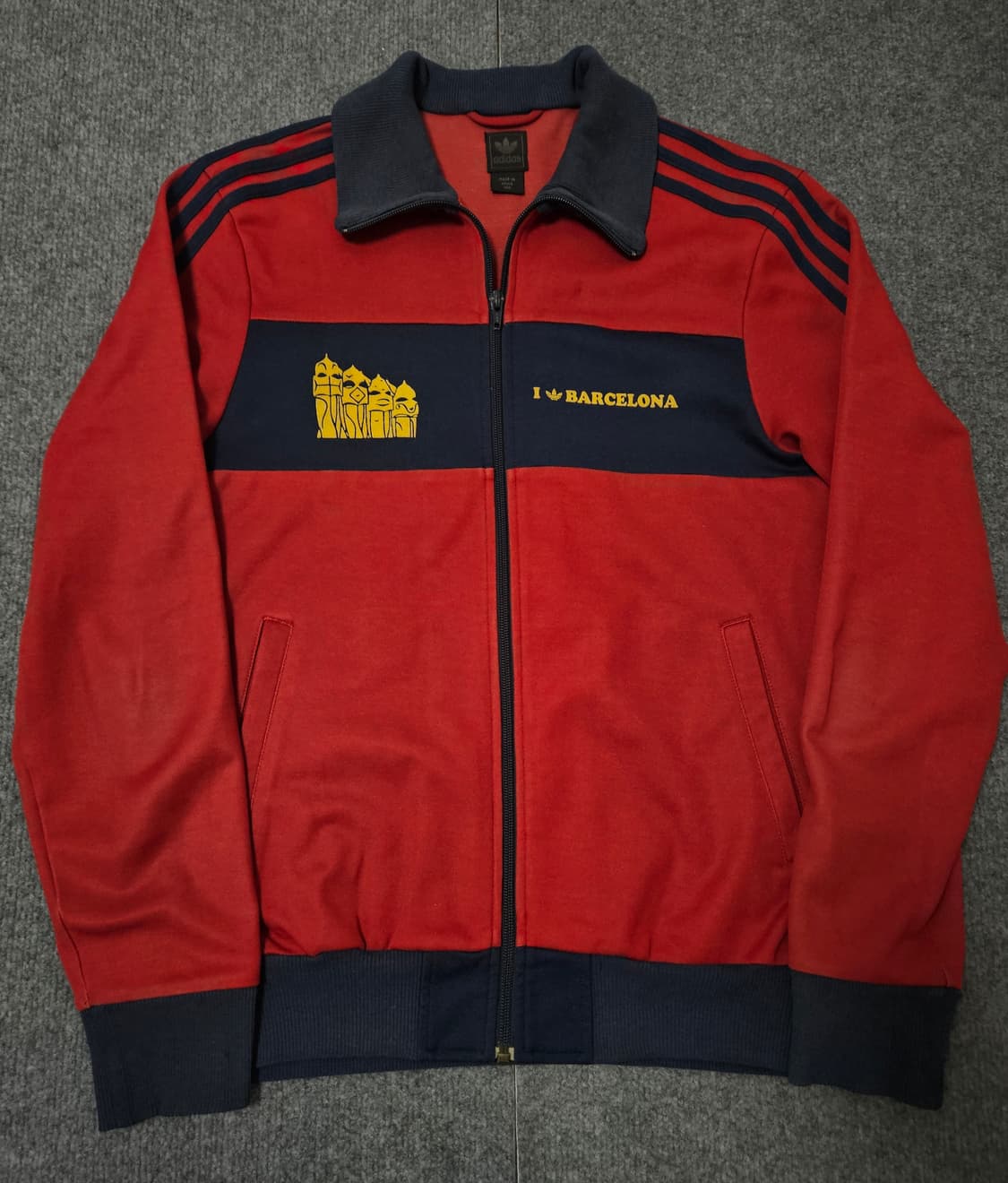 아디다스 트랙탑 올드스쿨 00s 바르셀로나 버건디 져지(급처) 상품이미지1