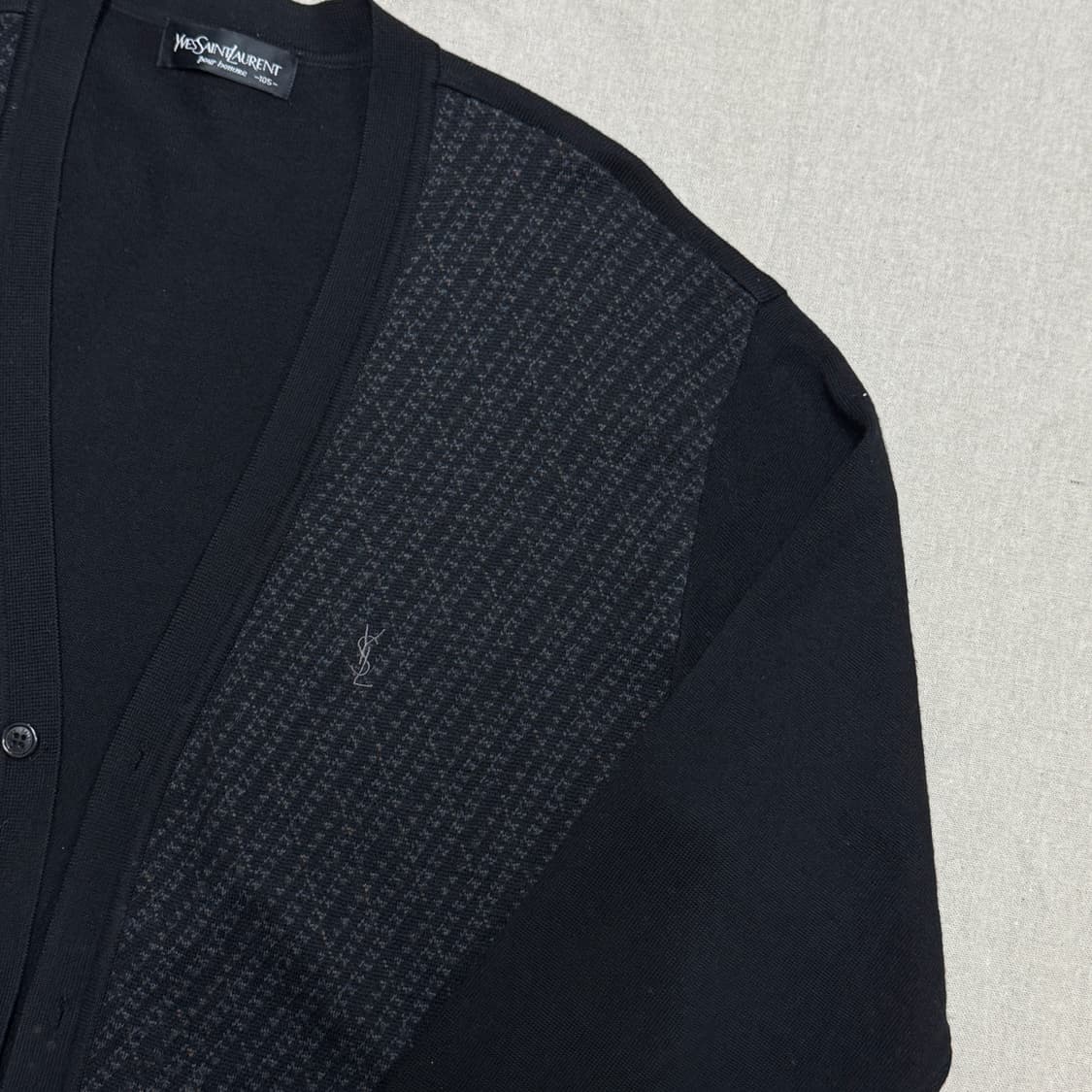 입생로랑 90s 빈티지 패턴 자수 가디건 105 상품이미지2