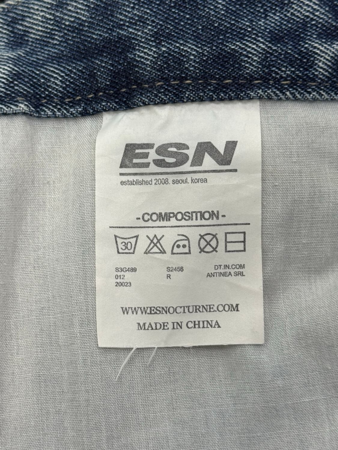 ESN 카고 데님 팬츠 상품이미지5