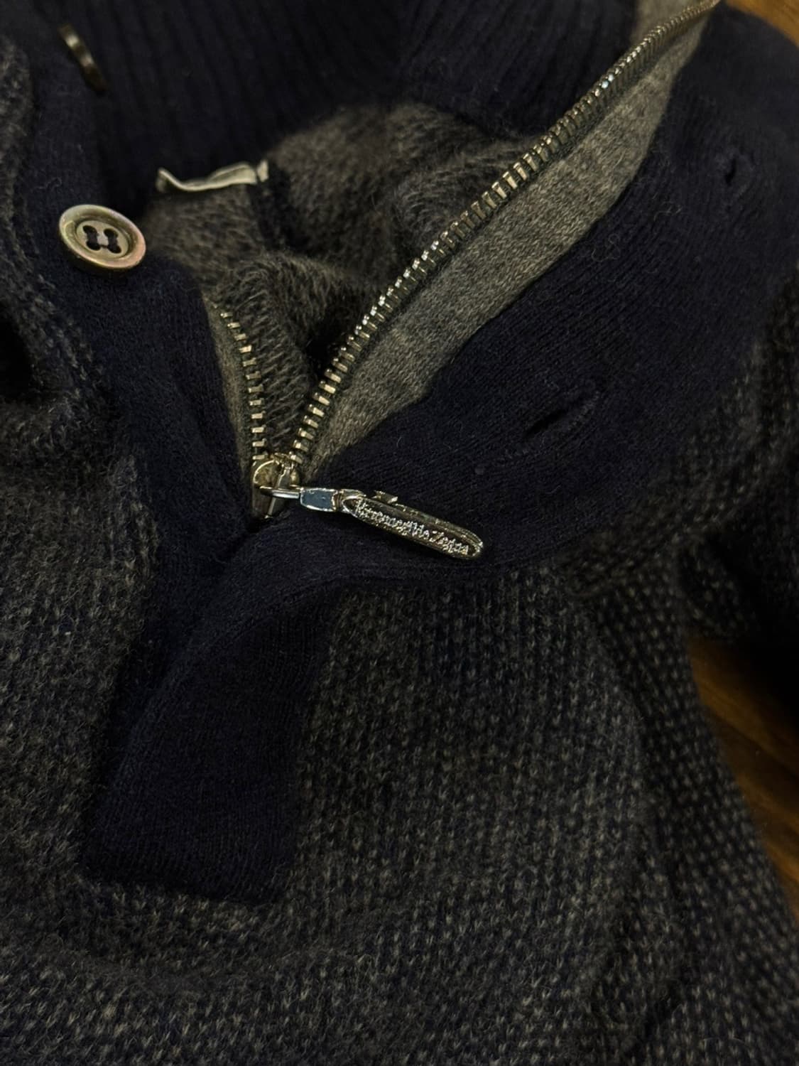 에르메네질도 제냐 짚업 니트 100 상품이미지10