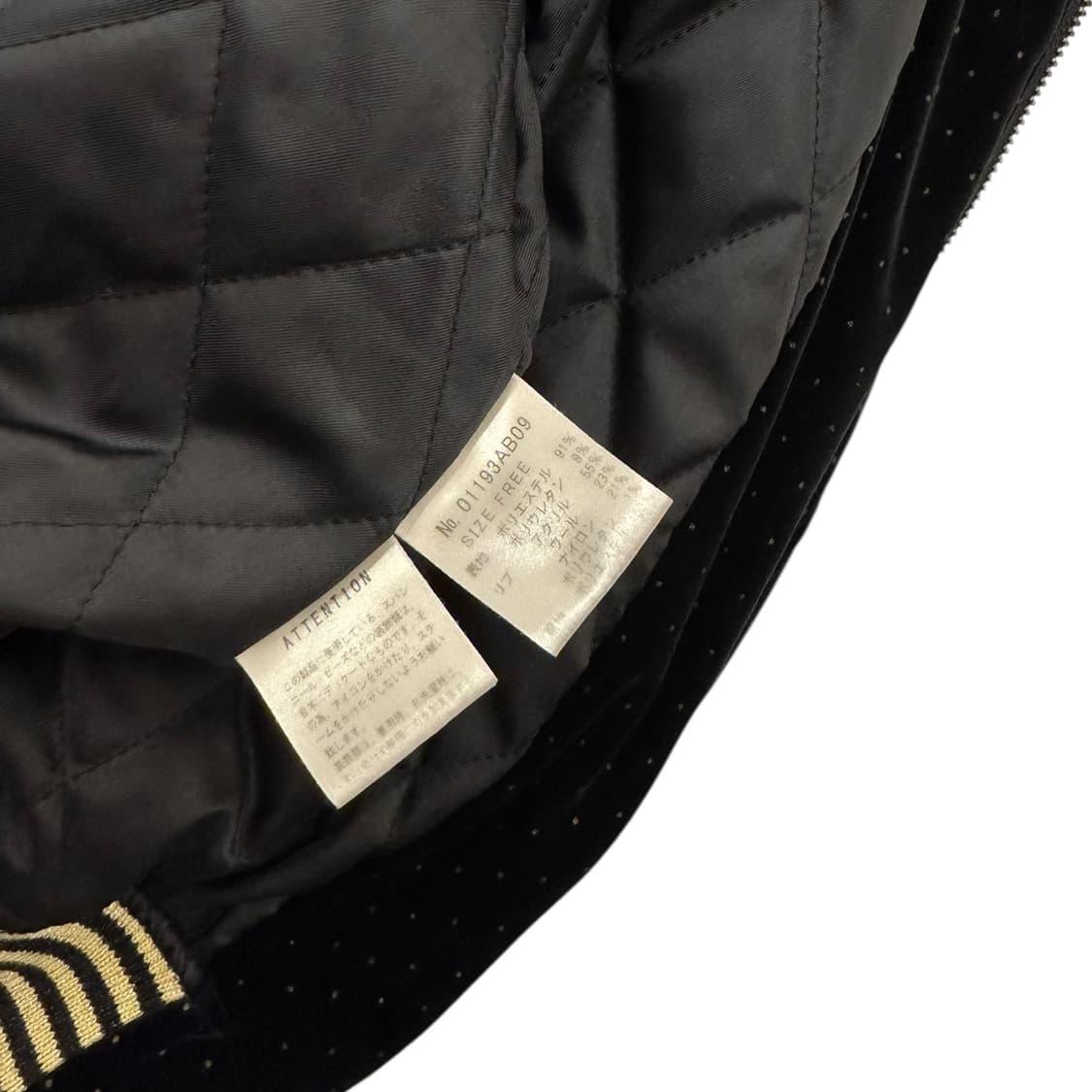 히스테릭글래머 스타로고 벨벳 자켓 블랙 상품이미지8