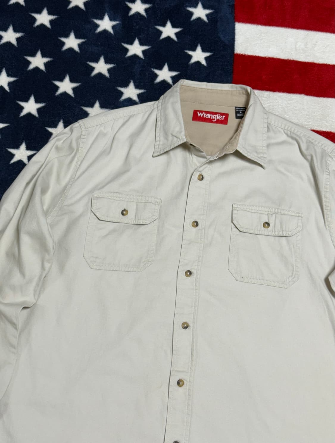 랭글러워크셔츠 빈티지워크셔츠 Wrangler work shirt  상품이미지5
