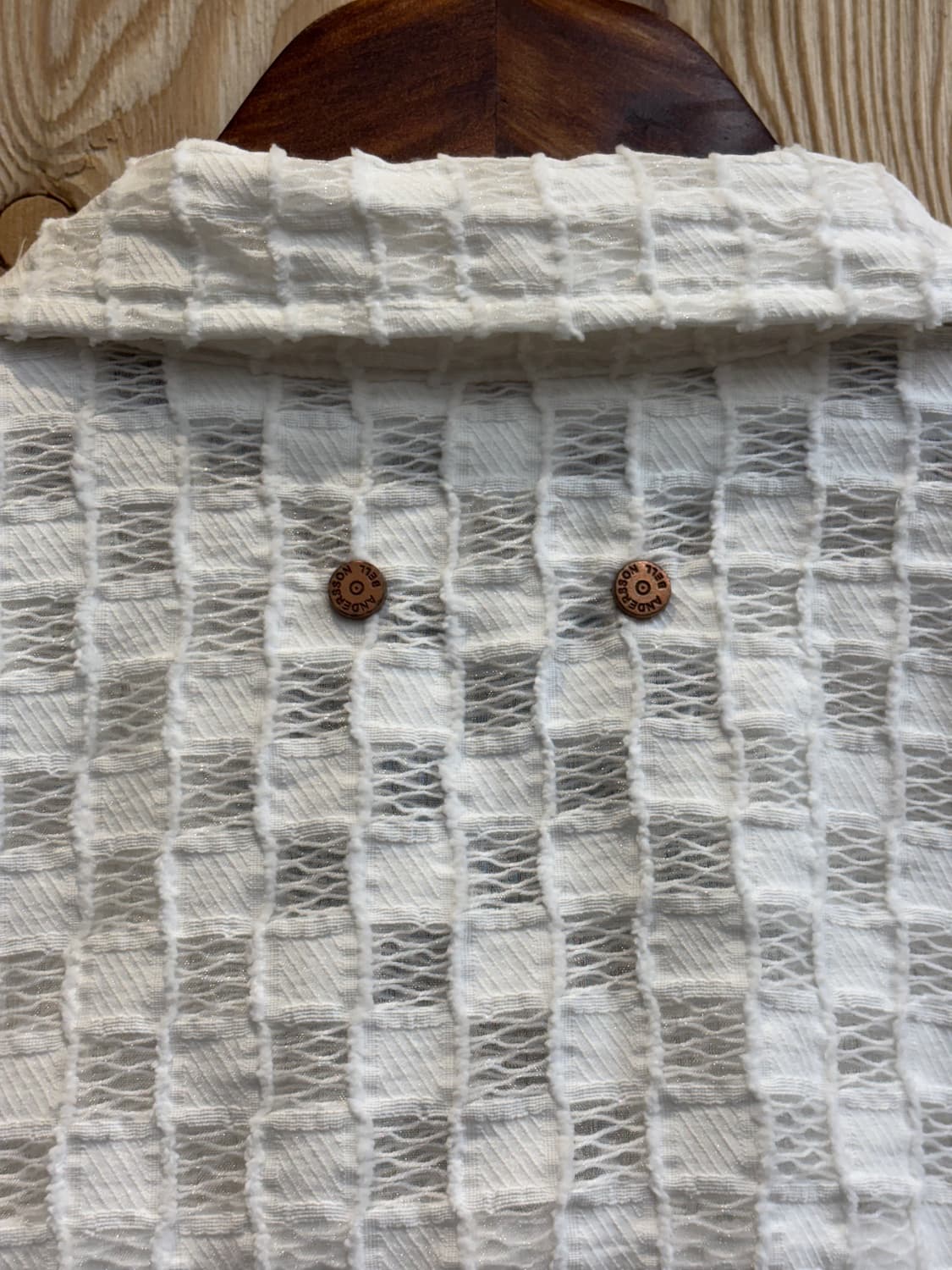 앤더슨벨 시어서커 반팔 셔츠 상품이미지4