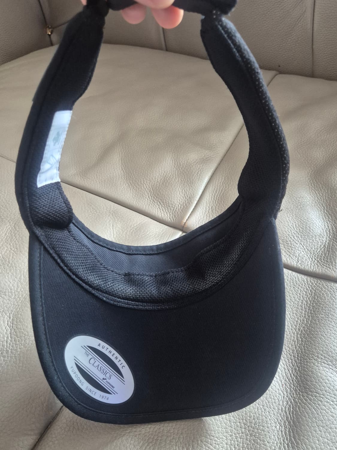 데상트 썬캡. 여자 프리 새상품급 상품이미지5