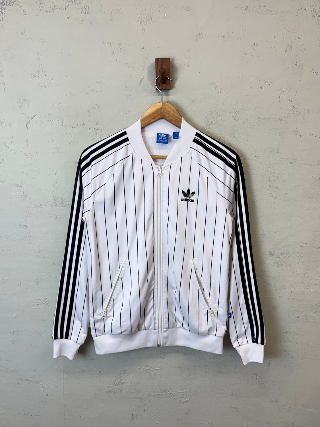 아디다스 슈퍼걸 스트라이프 트랙탑 져지 화이트 상품이미지1