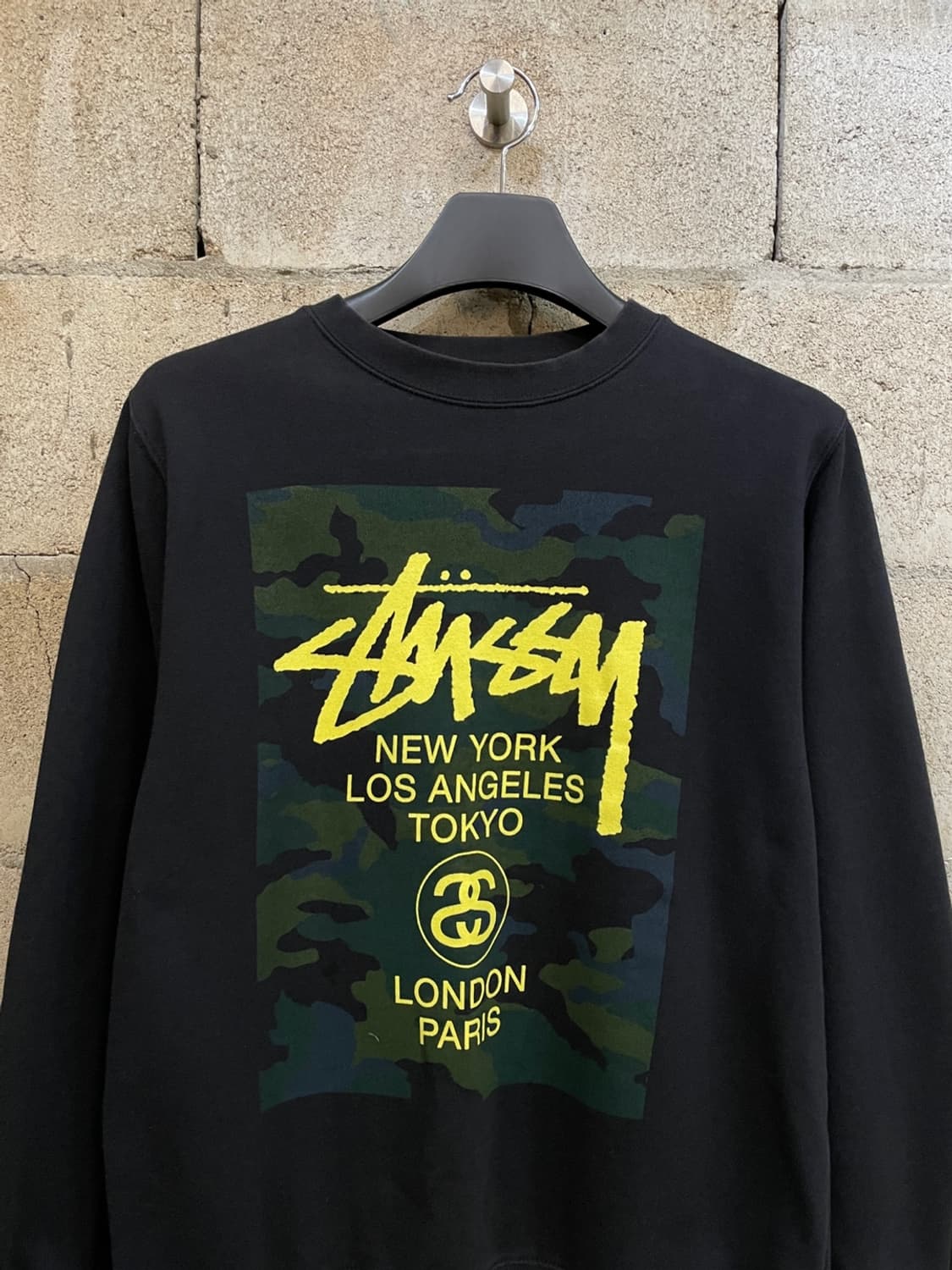 스투시 카모 월드투어 맨투맨 상품이미지2