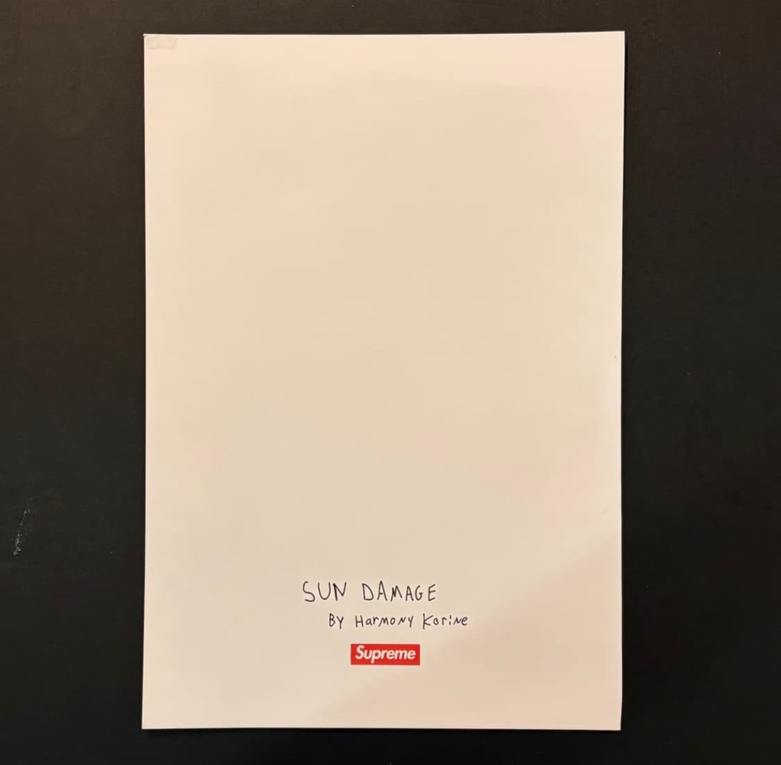 Supreme 슈프림 매거진 포스터 정품 (액자포함) 상품이미지1