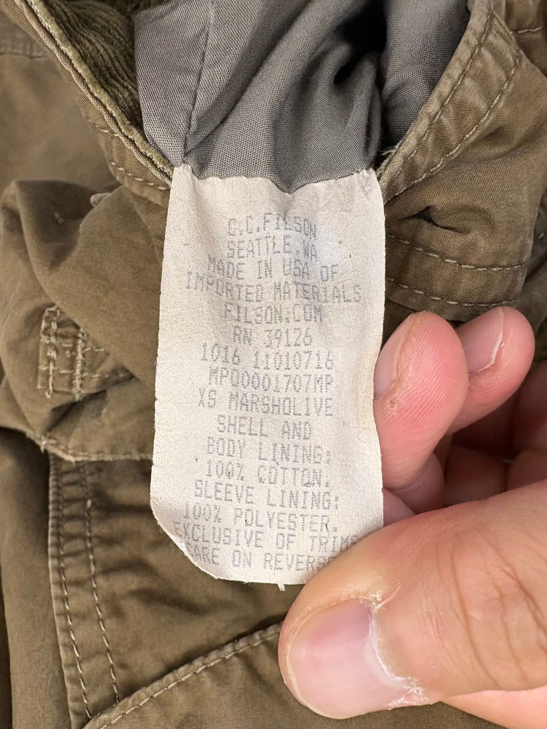 FILSON 필슨 라이트웨이트 브라운 포켓 자켓 상품이미지8