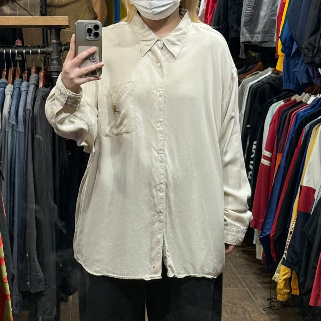 [HI] 칼하트 긴팔셔츠 베이지  상품이미지2