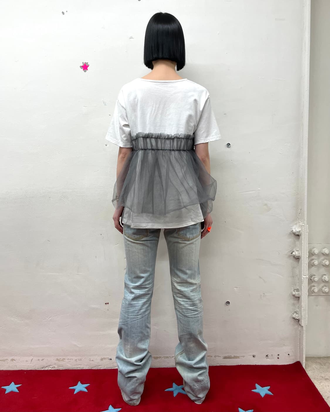 Black Lace Basic T-shirt  상품이미지4