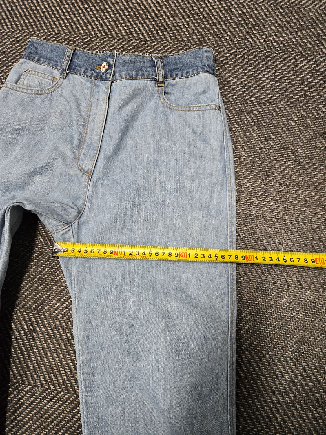 럭키슈에뜨 LUCKY 데님 조거 팬츠 36 밴딩바지 상품이미지7