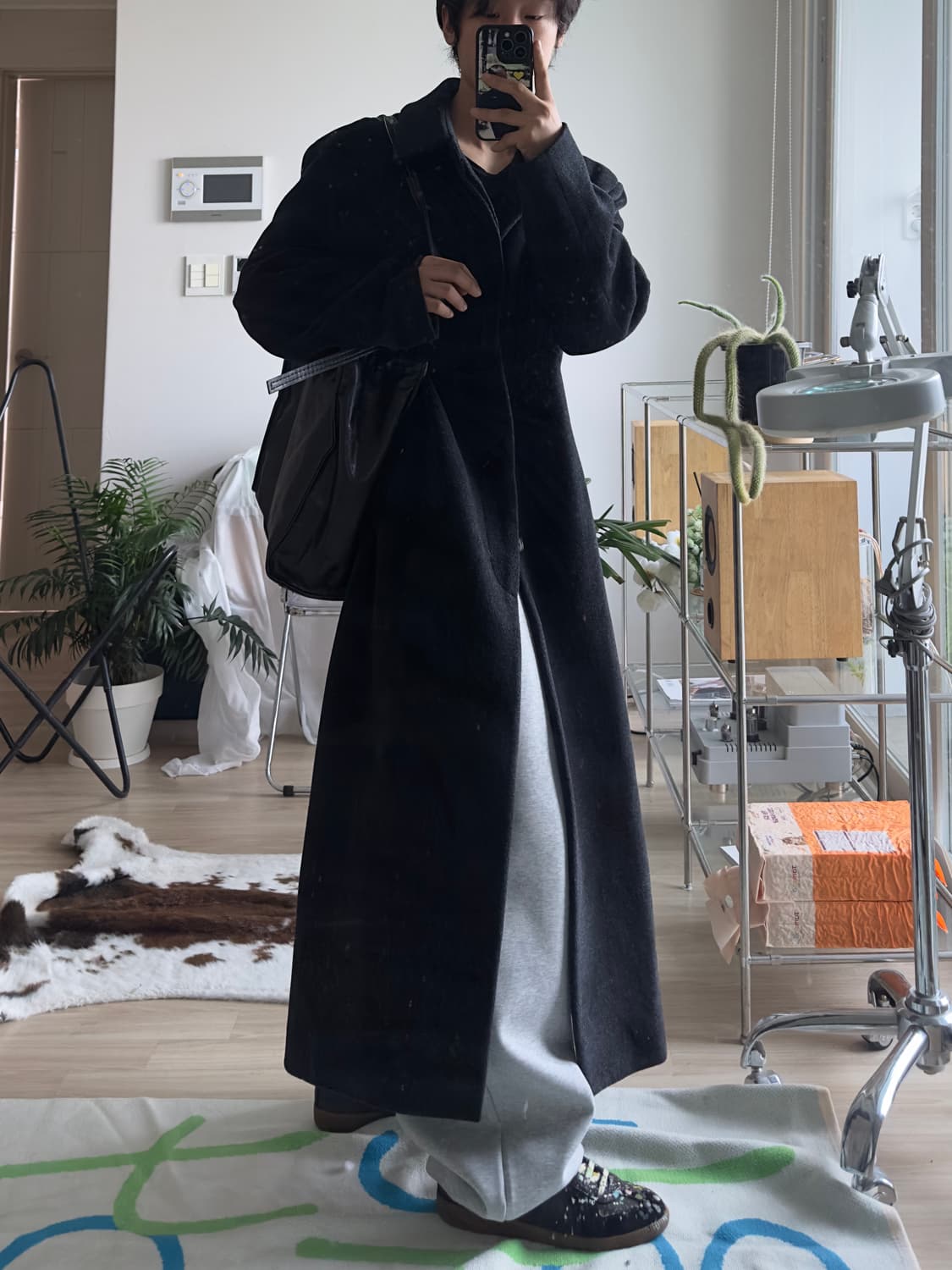 코모도 카라 디테일 맥시 울 롱코트  상품이미지2