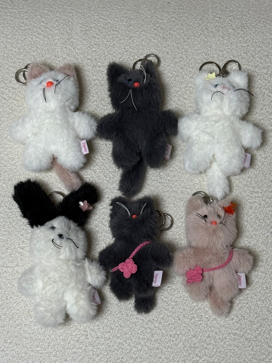 올리벳 고양이, 토끼 키링 상품이미지1