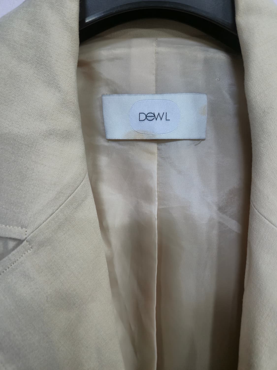 DEWL 더블 버튼 트렌치 코트 베이지 상품이미지6