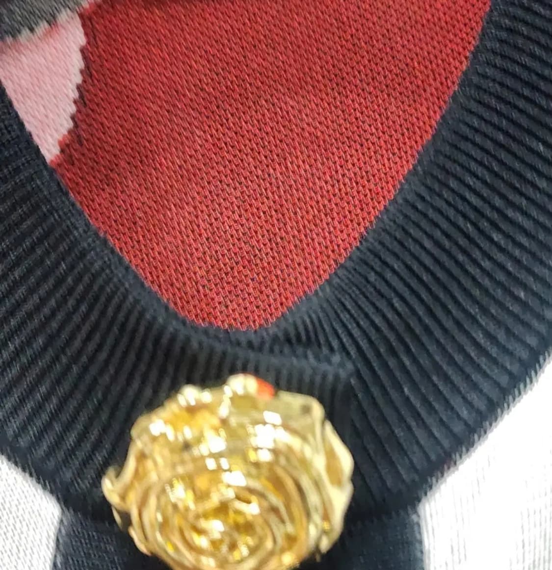 발망 플로랄 로즈 크롭 니트 가디건 36 백화점판 상품이미지7