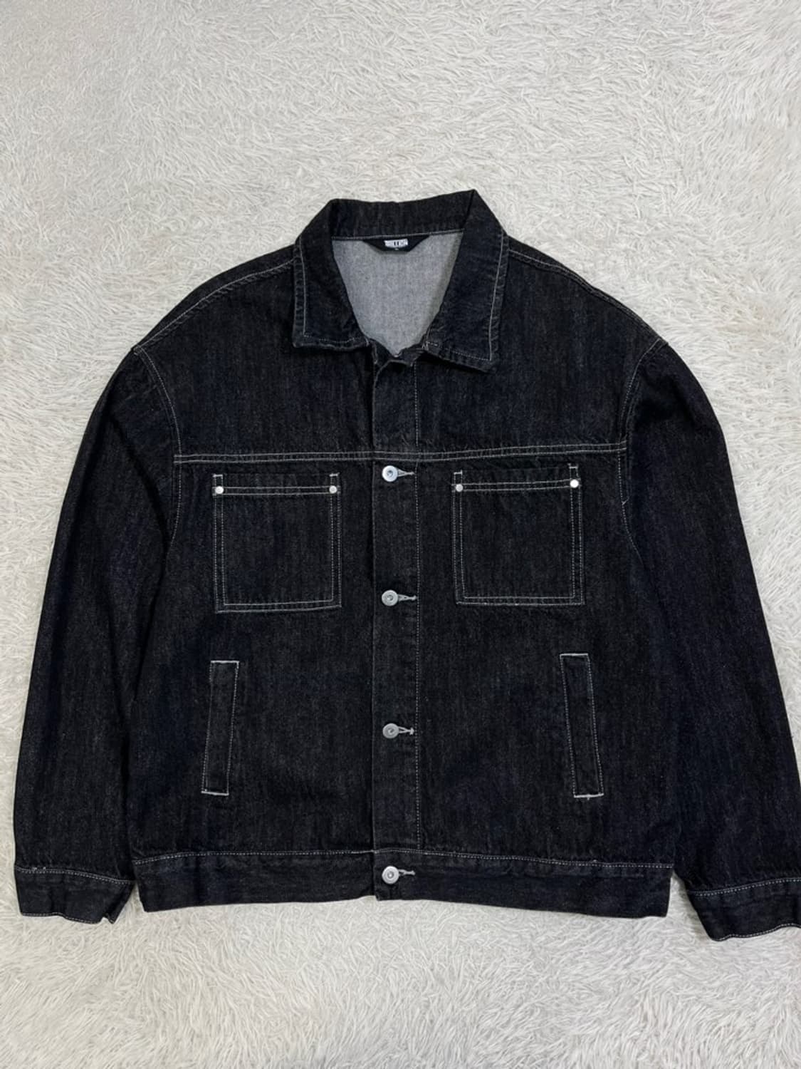 트릴리온 흑청 데님 트러커 자켓/#3329 상품이미지1