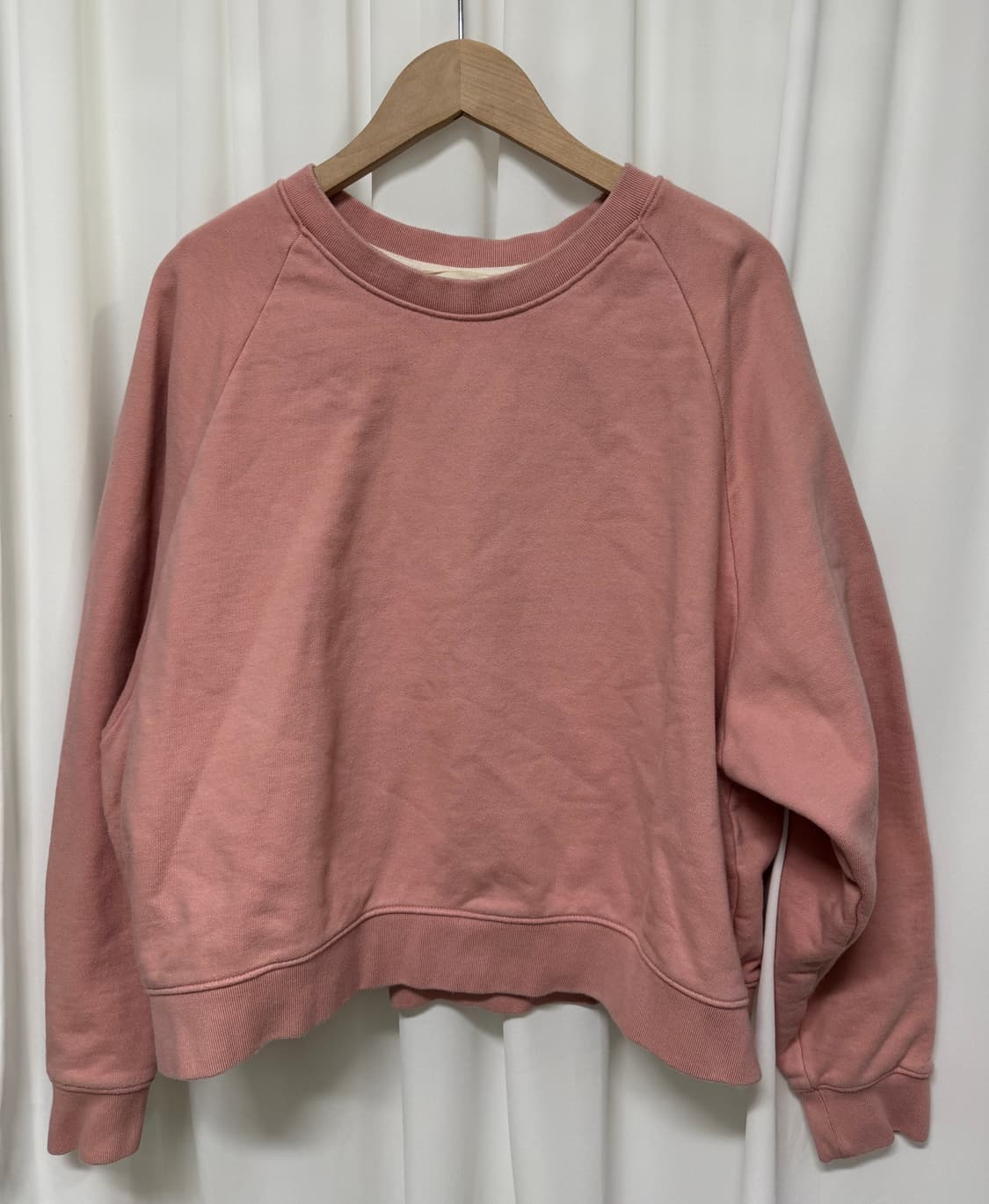 아카이브제이투유 핑크 맨투맨 상품이미지1