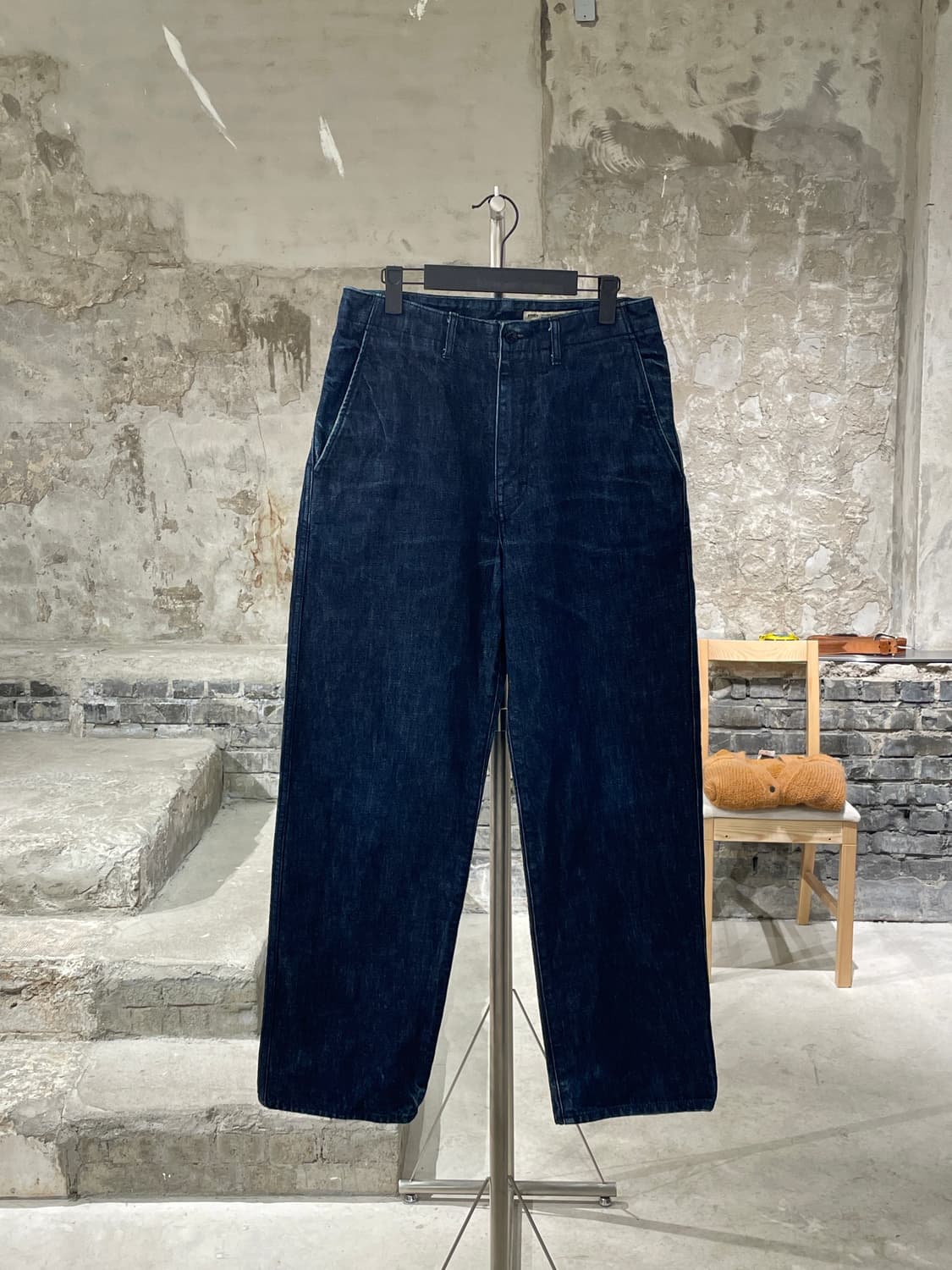 포터리 진청 워싱 데님 팬츠 상품이미지1