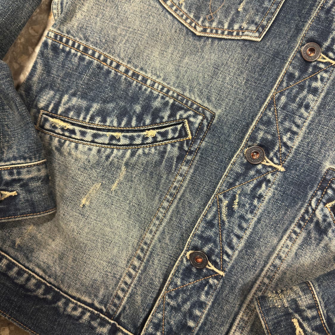 90‘s RRL 데님자켓 USA 상품이미지6