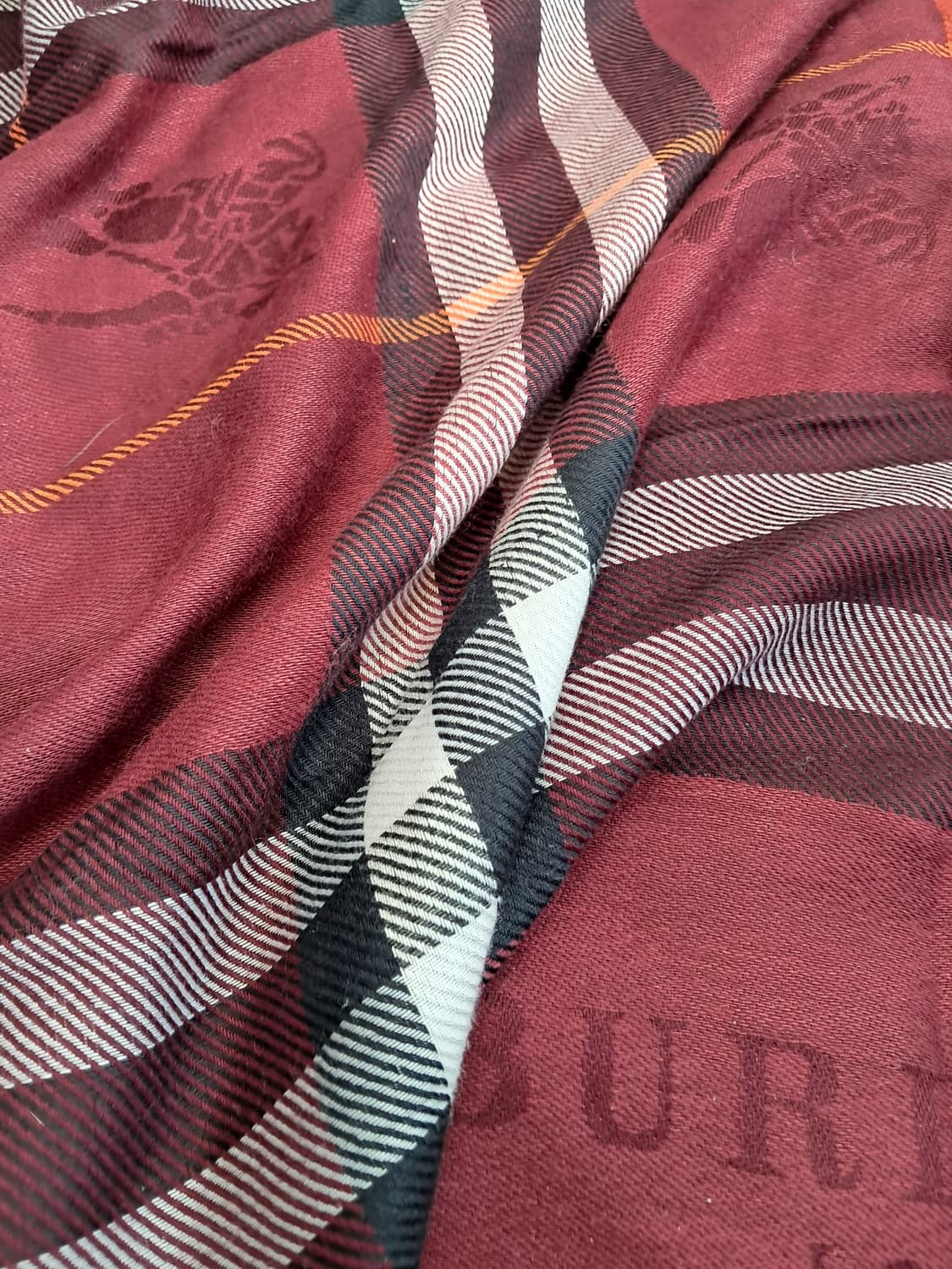 버버리 울실크 머플러 상품이미지2