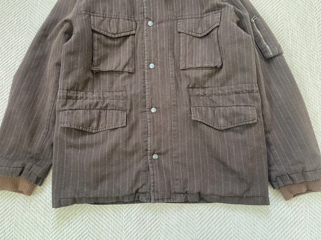 간사이 야마모토 브라운 퍼트리밍 자켓  J03986 상품이미지5