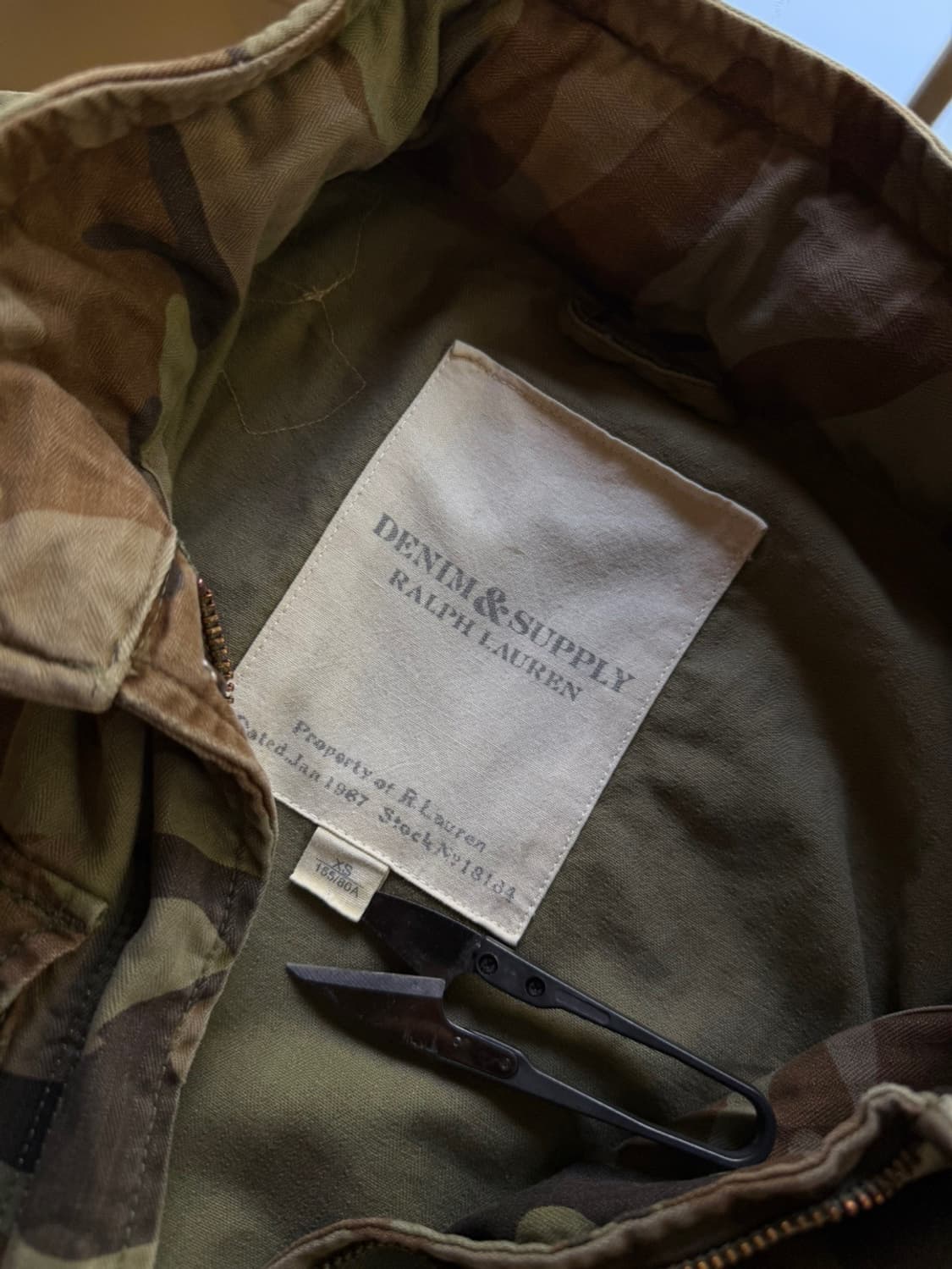 랄프로렌 데님앤서플라이 카모플라주 밀리터리 자켓 66 상품이미지9
