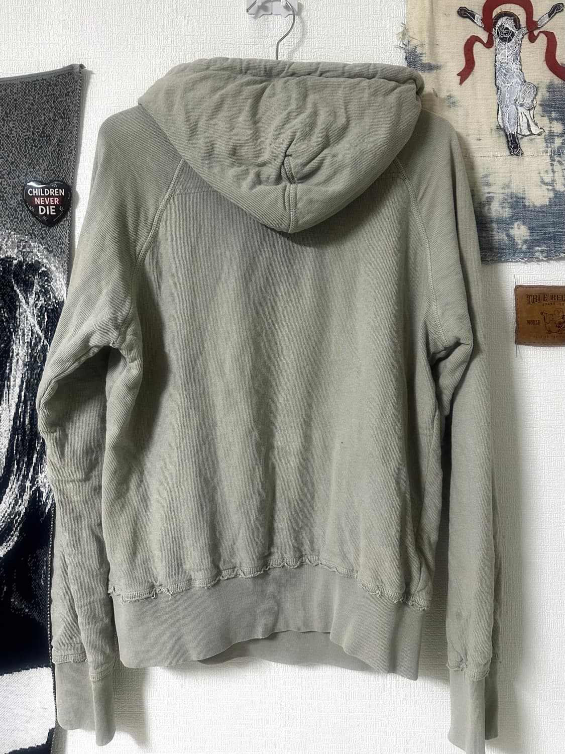 00‘s diesel 그런지 무드 하프집업 후드 상품이미지4