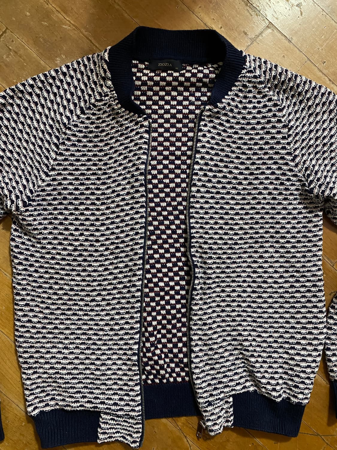 ZIOZIA 지오지아 간절기 니트 집업 105 상품이미지1