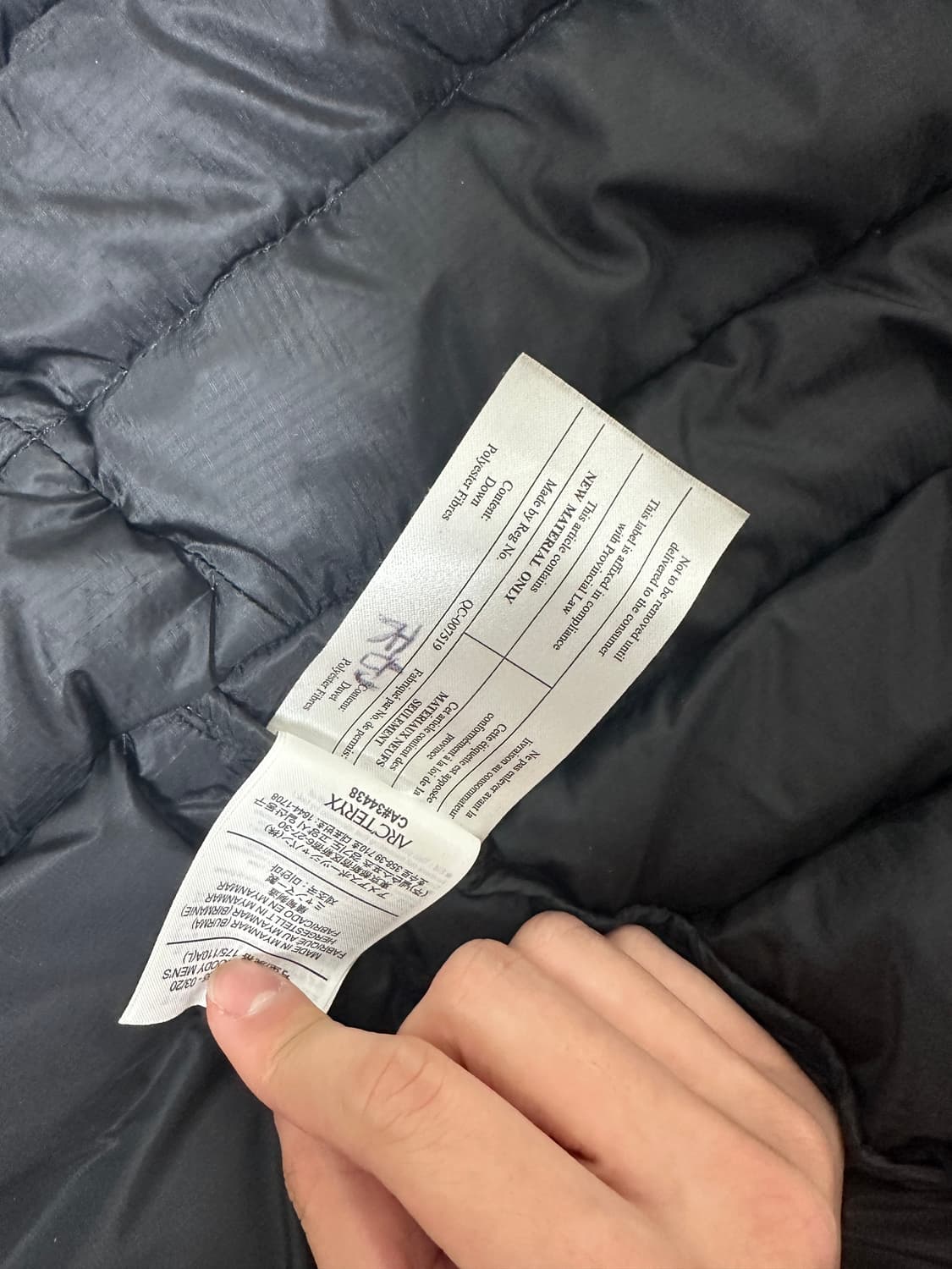 아크테릭스 세륨 후디 블랙 L 상품이미지4