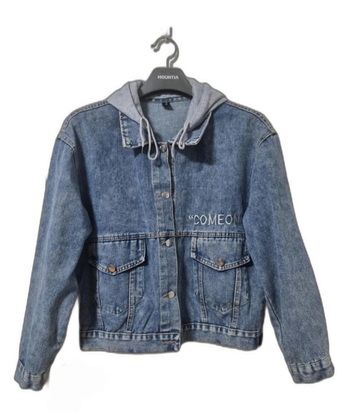 후드 데님 청자켓 FREE 상품이미지1