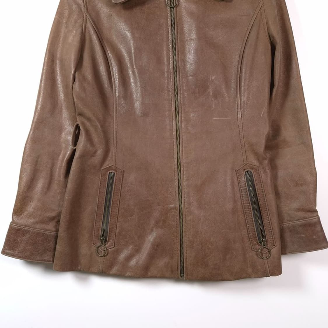 이선숙 부티크 리얼 램스킨 레더 자켓 55 상품이미지4