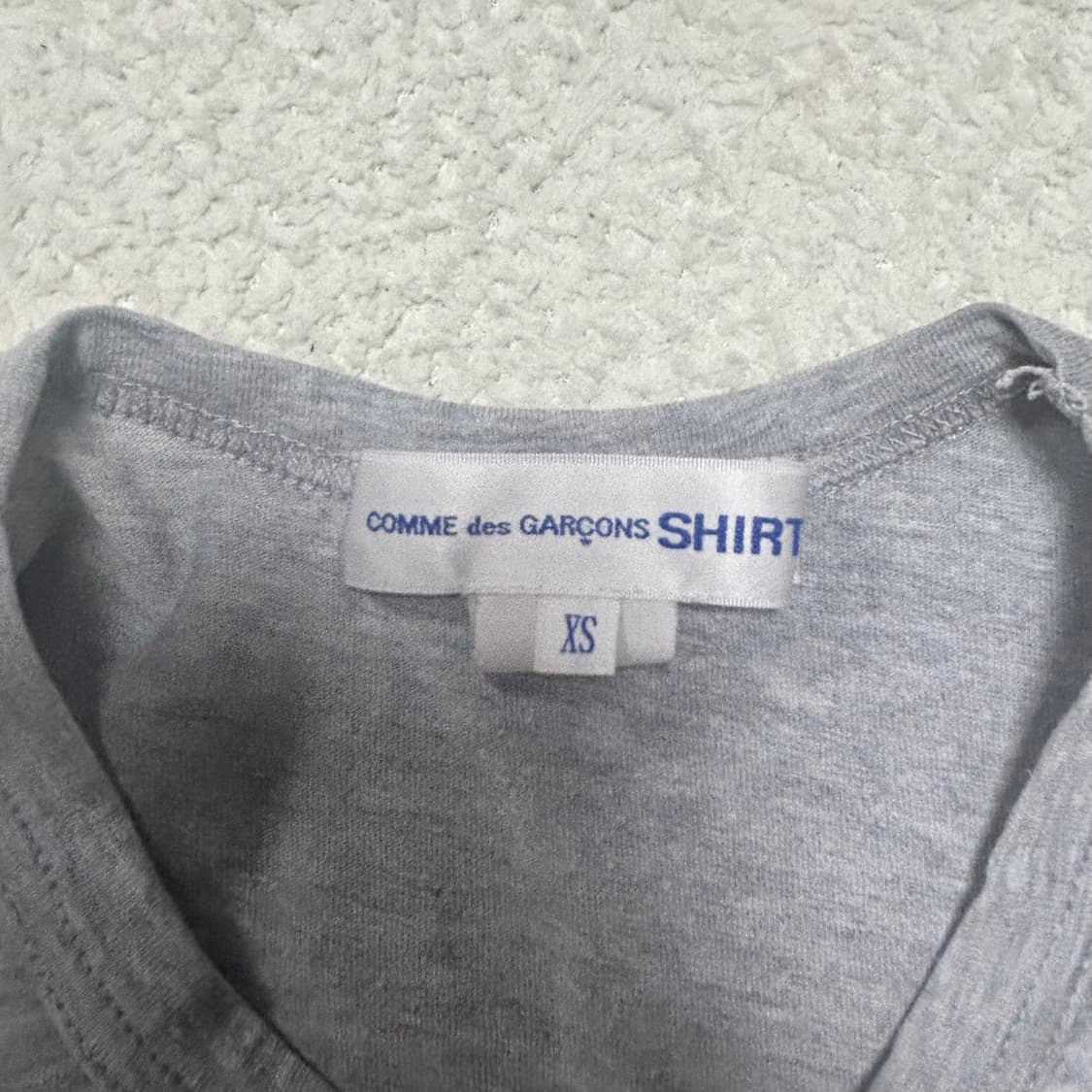 comme des garcons shirt t-shirt grey 상품이미지3