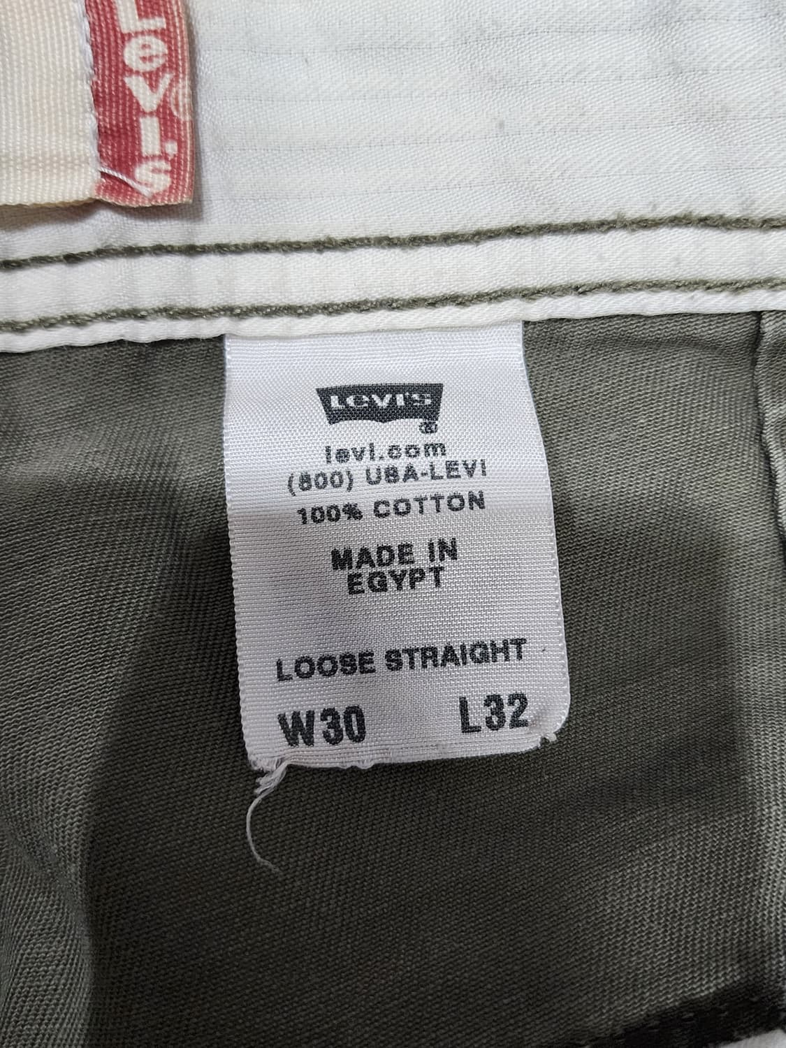 리바이스 루즈 스트레이트핏 빈티지 Y2K 카고팬츠 카고바지 30 상품이미지9