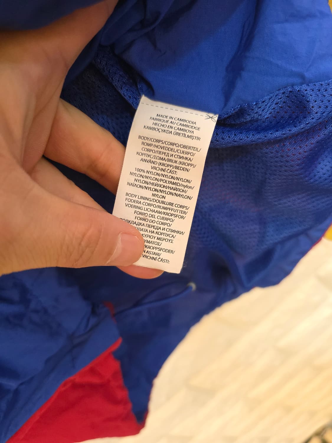 폴로 랄프로렌 컬러 블록 반집업XS 상품이미지5