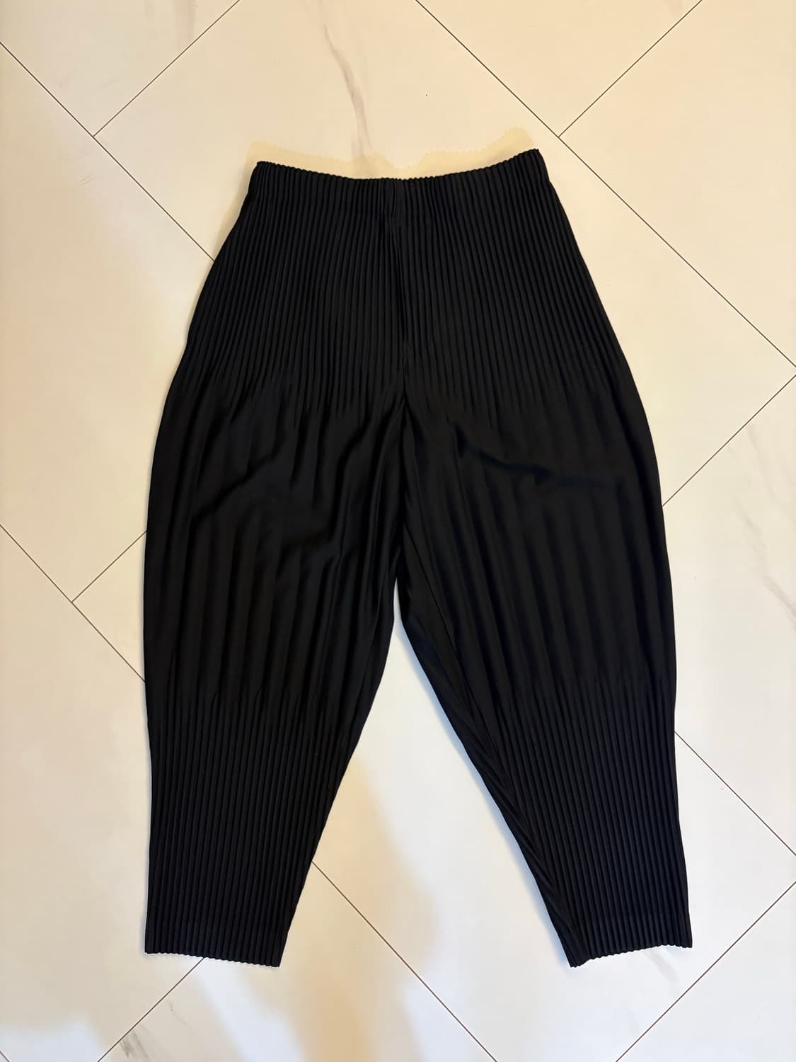 옴므 플리세 플리츠 크롭 팬츠 상품이미지2