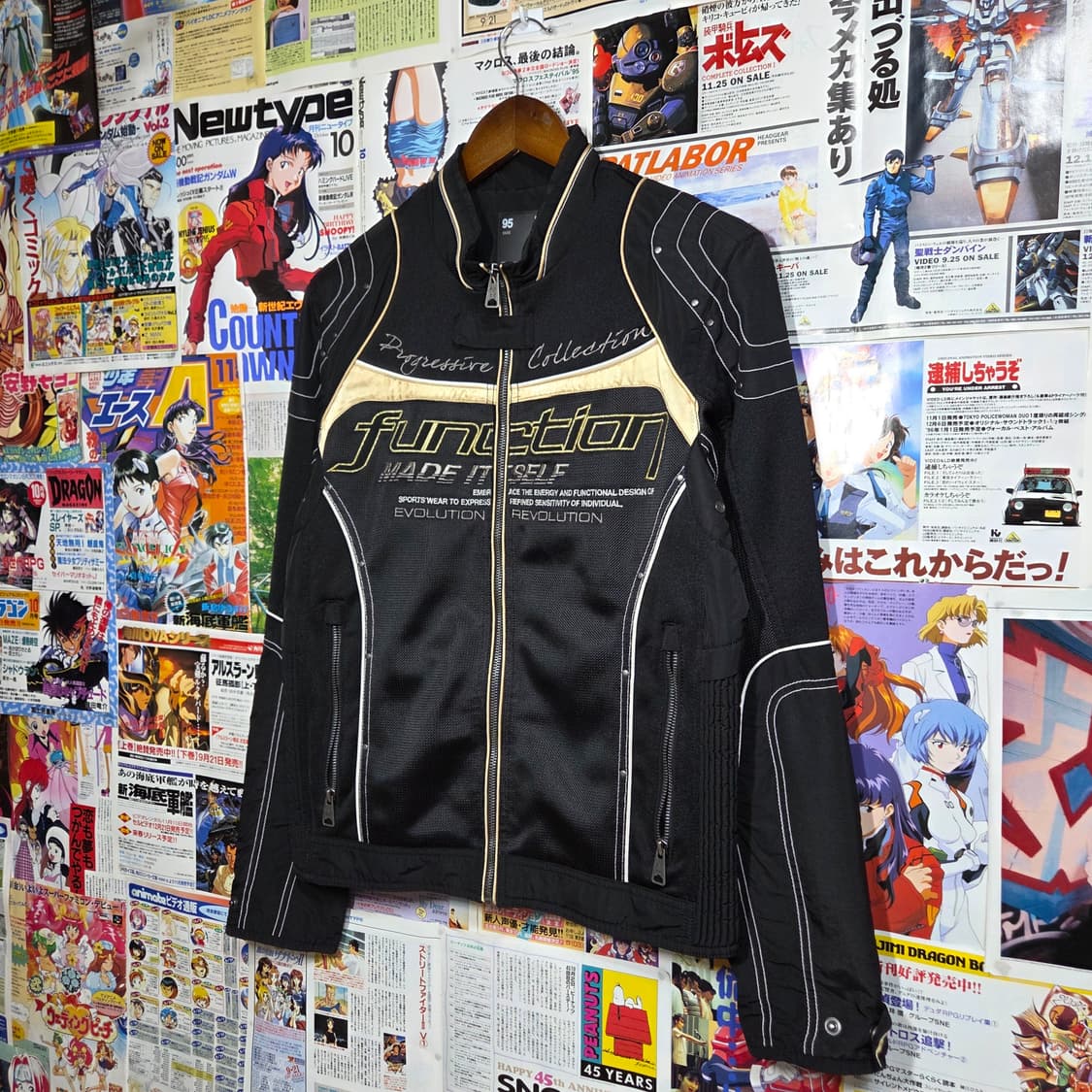 EXR 빈티지 블랙 골드 레이싱 자켓 상품이미지2