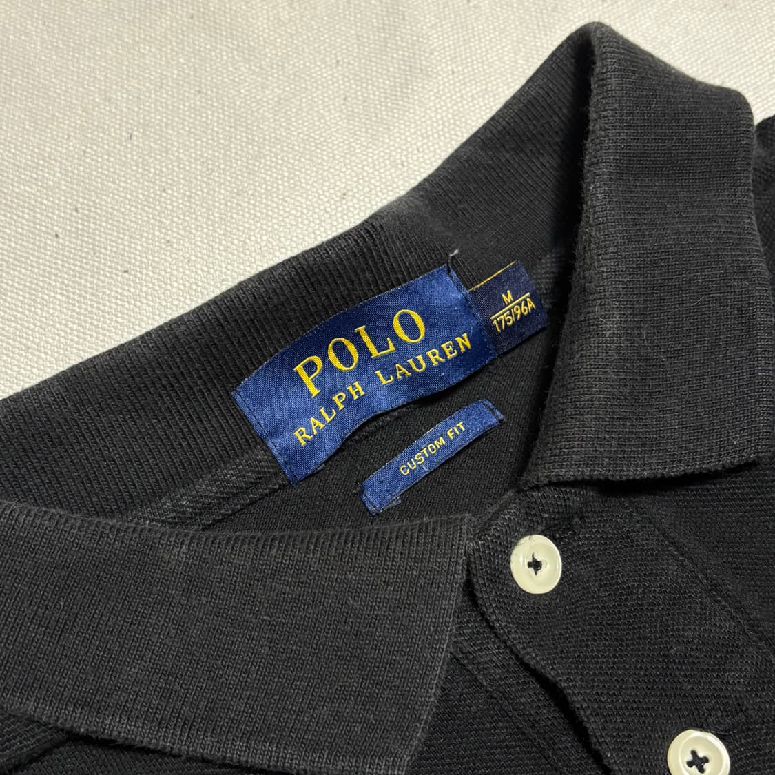 M 폴로랄프로렌 커스텀핏 카라 반팔티 상품이미지4