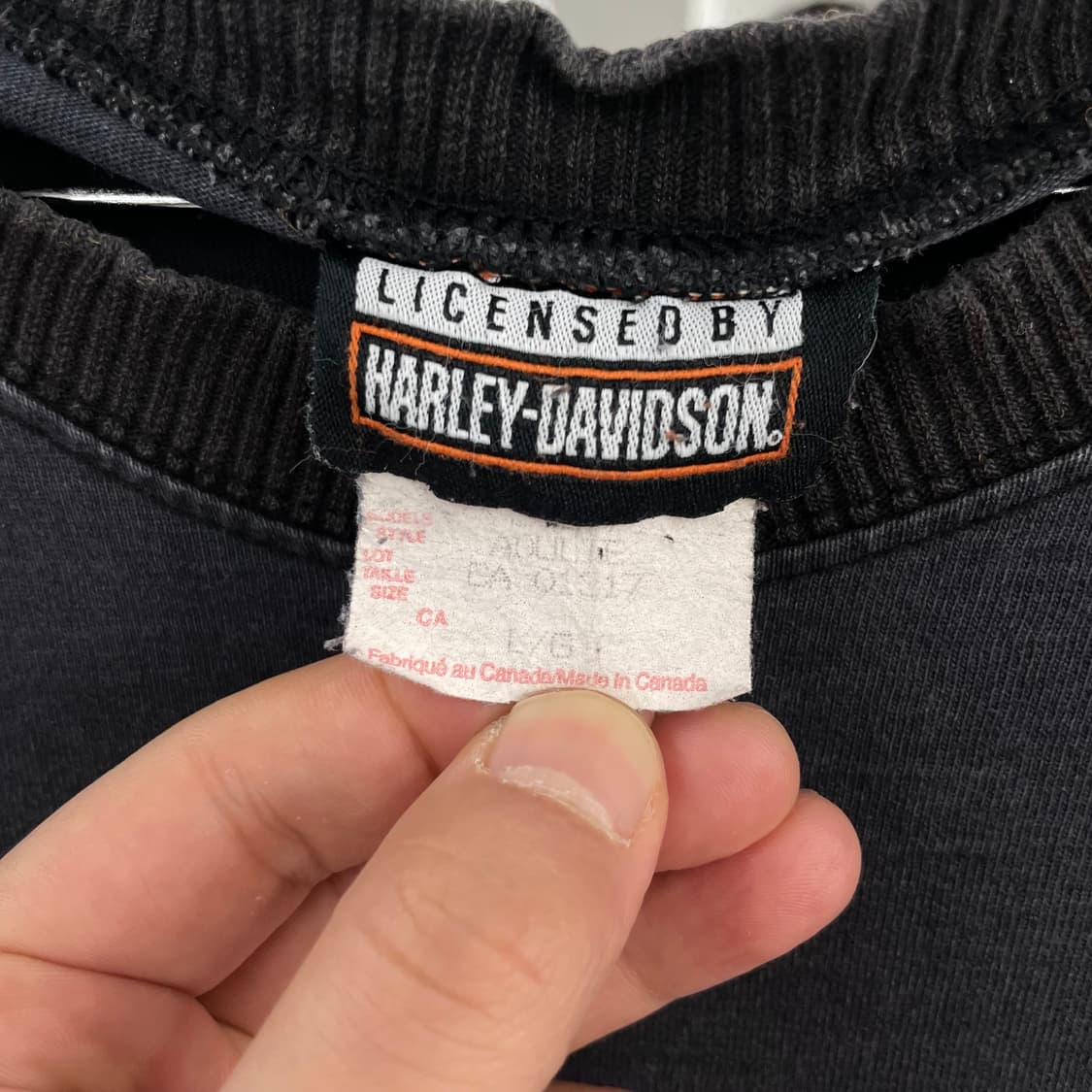 할리데이비슨 00s 하드페이딩 싱글스티치 이글 바이크 빈티지 반팔 티셔츠 상품이미지8