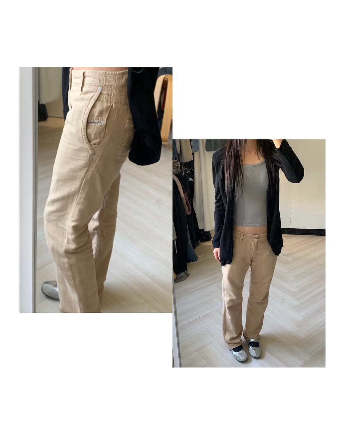 [DIESEL] “beige light cotton pants” 상품이미지5