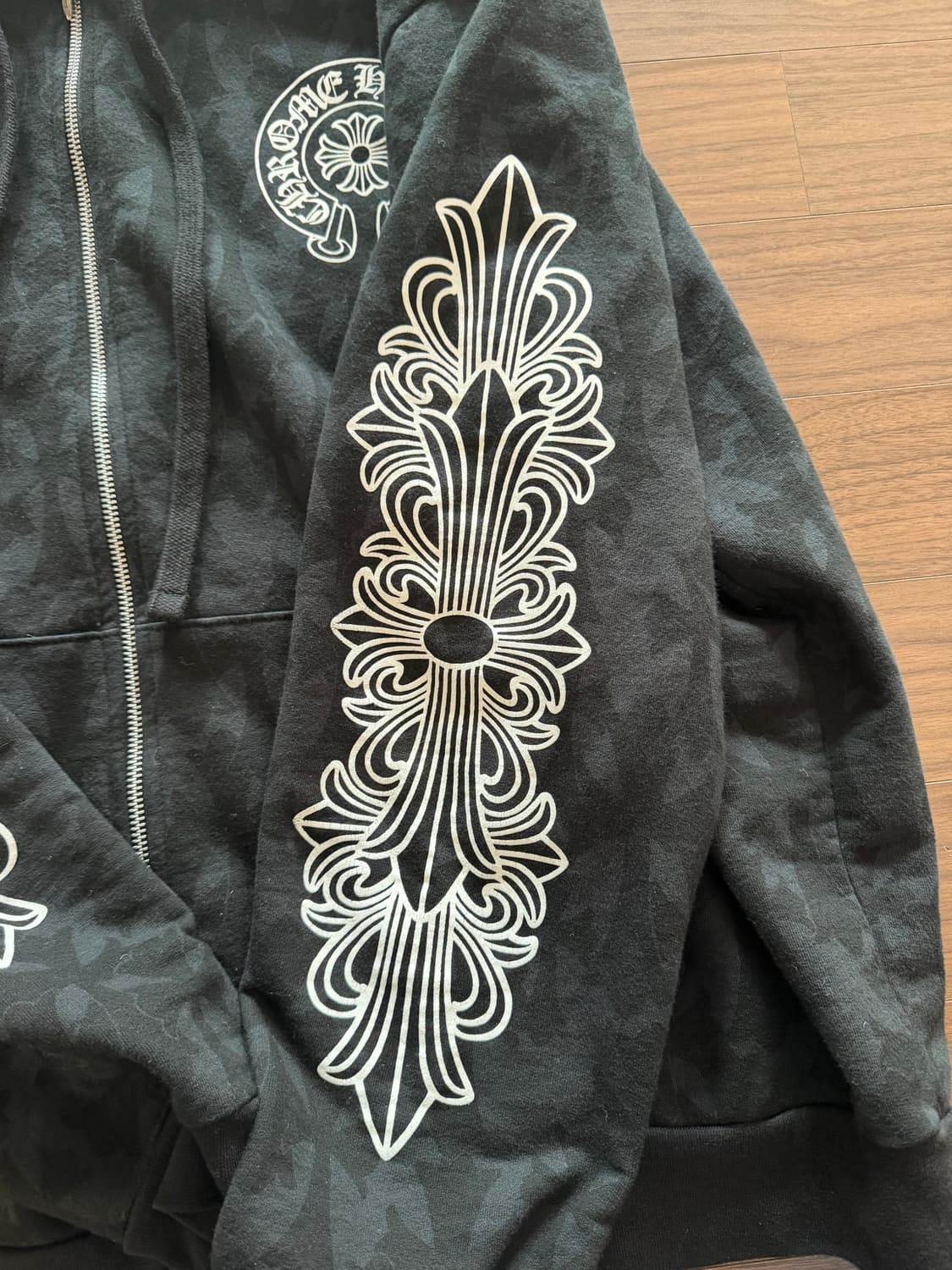 크롬하츠 세메터리 후드집업 XL 상품이미지5