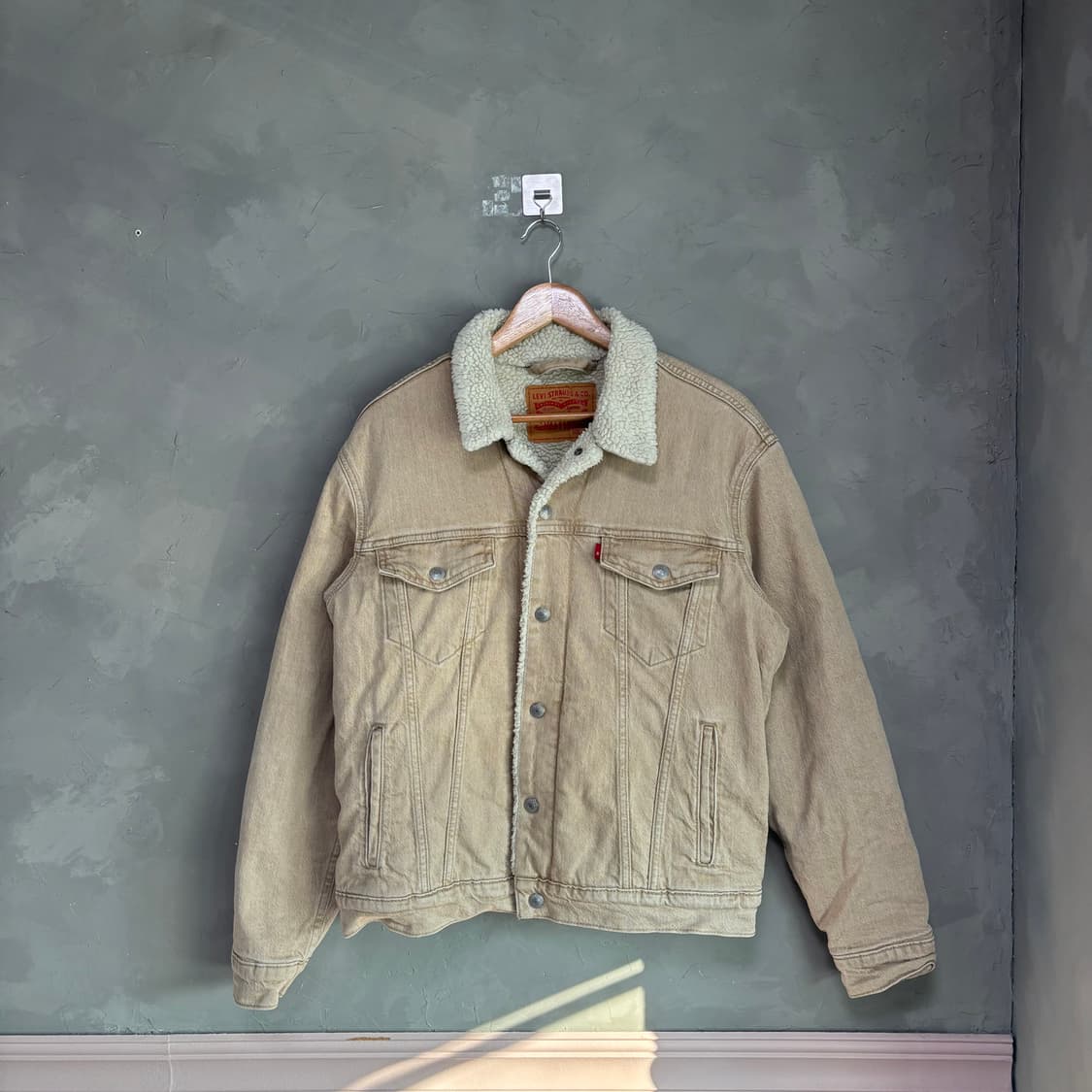 리바이스 쉐르파 트러커 자켓 베이지 상품이미지1