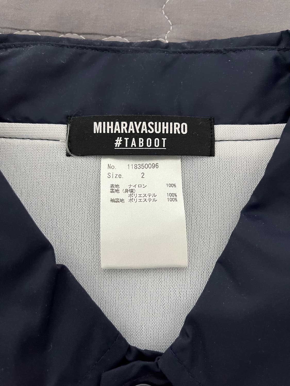 미하라 야스히로 x 스튜디오스 코치 자켓 네이비 2 상품이미지3