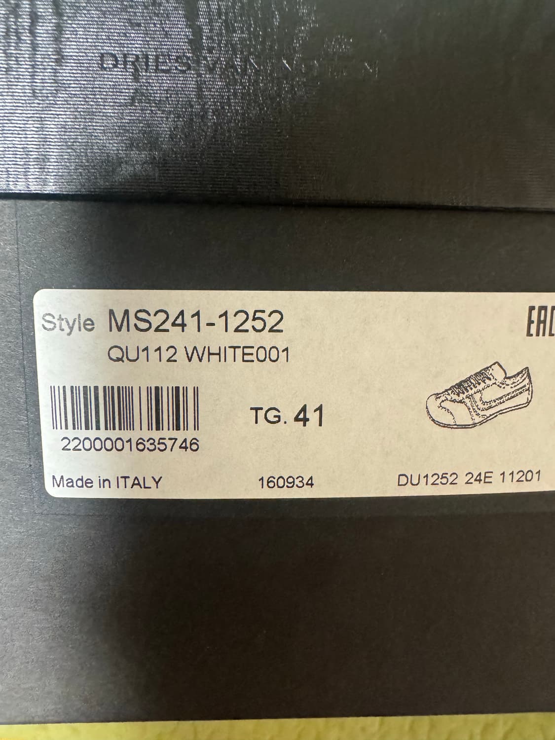 드리스 반 노튼 마라톤 스니커즈 화이트 상품이미지3