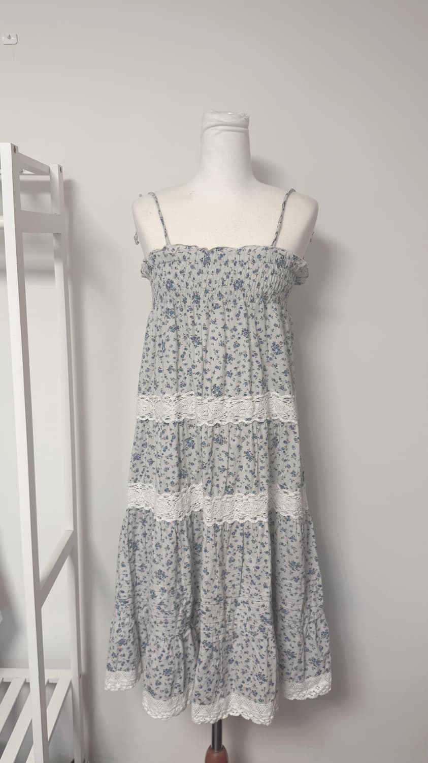 일본빈티지 모리걸 플라워 롱원피스 상품이미지1