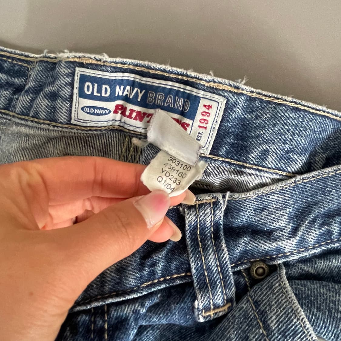 (27) 올드네이비 뒷 카펜더포인트 진청 데님 상품이미지5